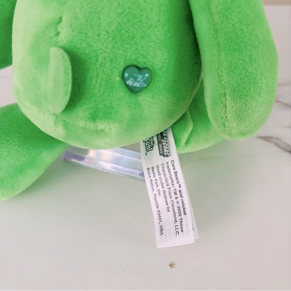 Care Bear GOOD LUCK BEAR 10" 2023 Plush Stuffed‎ Animal Clover Cheer - Picture 4 of 4